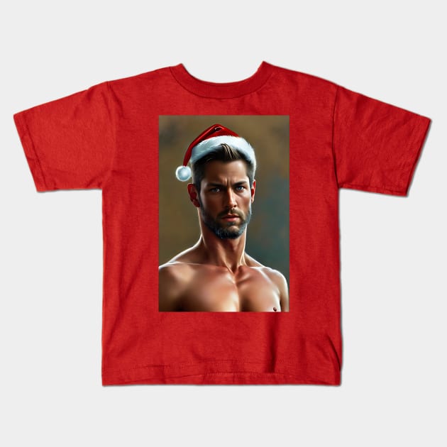 Sexy Hot Santa Claus Kids T-Shirt by EtherMeditation